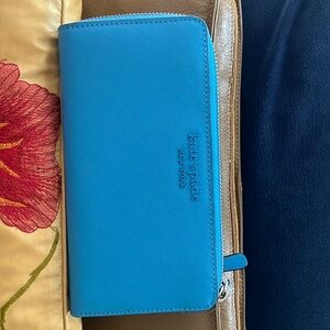 New Kate Spade New York soffiano leather wallet